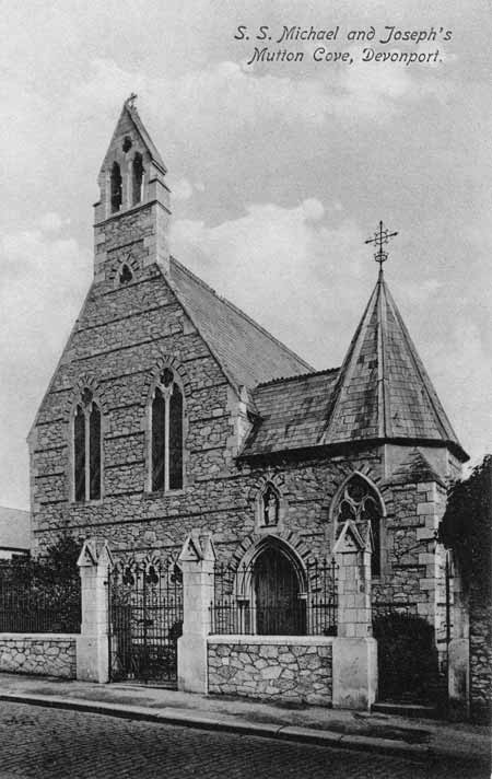 Earlier 20th century postcard St Michaels and St Josephs.