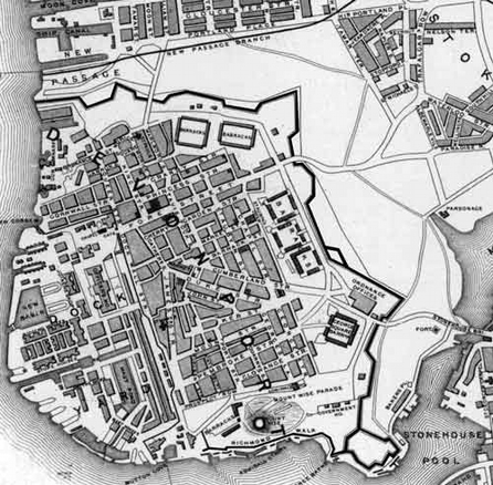 map_Devonport_c1850